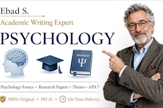 proofread, edit, and format your psychology paper in apa 7