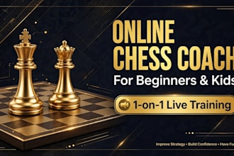 be your personal online chess coach for beginners and kids