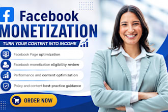 do facebook monetization setup, eligibility and page optimization, growth