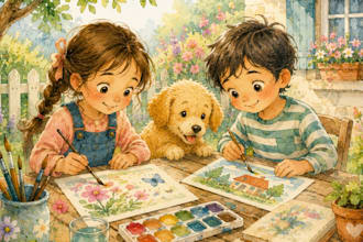 children story book illustration children story children story book illustration