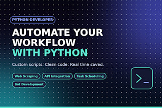 automate your workflow with python
