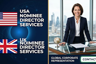 provide USA or UK nominee director services for your international company