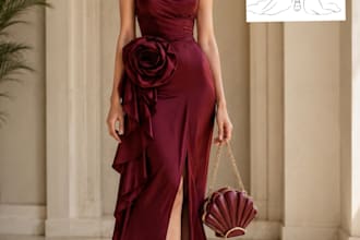 create custom fashion sketches and dress design illustration