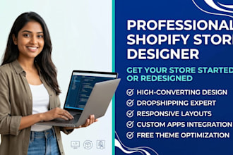design a modern shopify store website for your brand