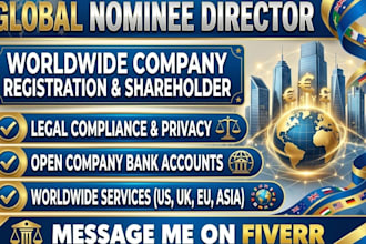 provide nominee director for company registration nominee shareholder worldwide