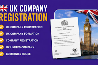 register your UK limited company with companies house