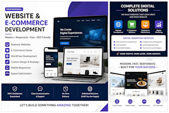 build a modern apps software website and digital marketing