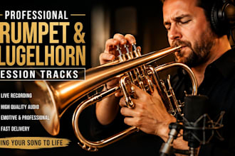 record professional trumpet and flugelhorn session tracks