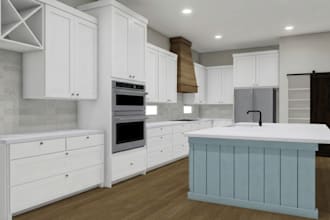 design custom kitchen cabinet 3d models and production drawings
