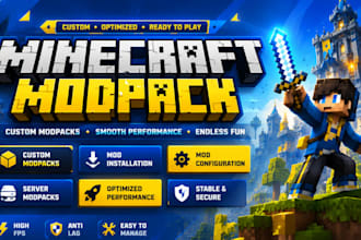 design and optimize a high performance minecraft modpack for maximum fps and vib