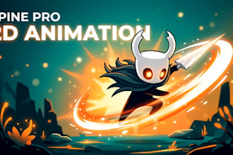 create spine 2d animations for game characters