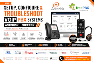 setup configure troubleshoot voip pbx asterisk freepbx business phone systems