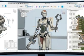 model precise fusion 360 cad parts for 3d printing