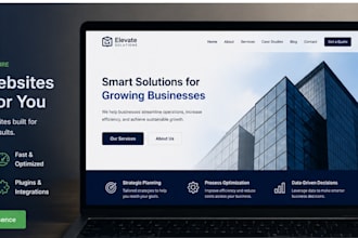 build a secure professional website