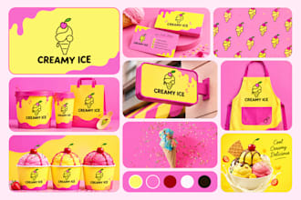 design a business logo, branding, and brand identity guidelines