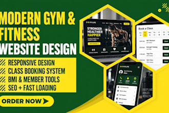 gym website health wellness website gym equipment fitness website mindbody setup