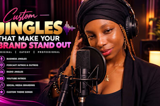 create a catchy custom jingle, intro, outro and brand theme song