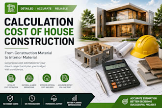 estimate house construction costs from foundation to interior