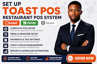 set up toast pos restaurant pos system clover square pos