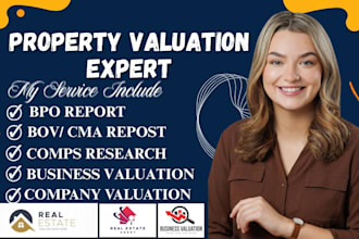 write your bpo report, cma, arv and comps professionally