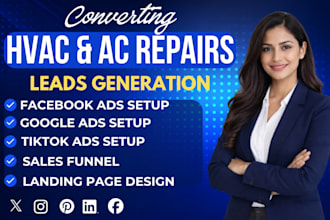 generate qualified hvac, duct cleaning leads with facebook ads google ads video