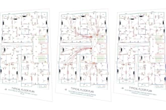 create professional electrical and plumbing drawings in autocad