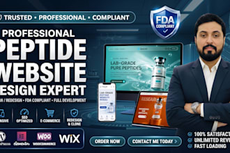build fda compliant peptide website research peptide, peptide store