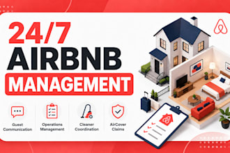 be your airbnb virtual assistant for guest communication and co hosting