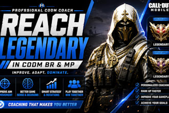 help you reach legendary in codm mobile br and mp