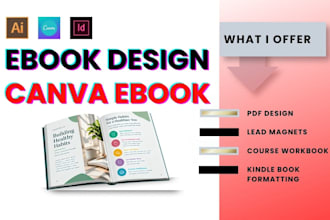 design canva ebooks and canva workbooks