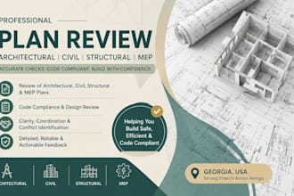 architectural civil structural engineering and mep review plans in georgia