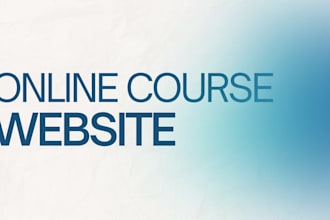design course website on kajabi