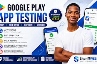 provide 12 real testers for google play closed testing