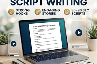 write engaging youtube shorts scripts