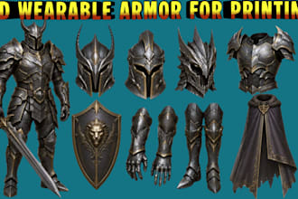 do 3d cosplay creation 3d wearable armor cosplay mask 3d helmet stl for printing