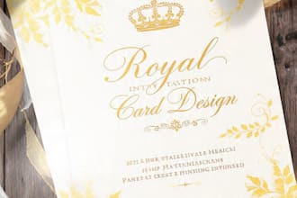 beautiful birthday invitation and poster in canva