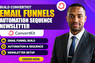 build convertkit email funnels convertkit automation sequence newsletter