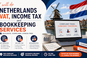 do netherlands vat, income tax and bookkeeping services