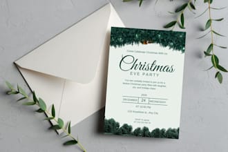 design printable invitation canva template for etsy digital products