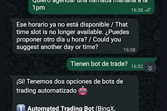 build an ai whatsapp booking bot with calendar sync