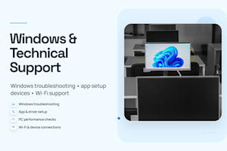 troubleshoot windows, android, and router issues remotely