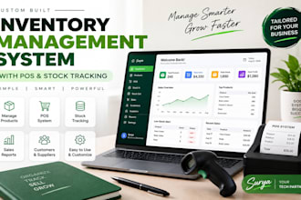 build a custom inventory management system with pos and stock tracking