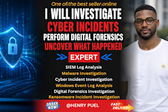 investigate cyber incidents, perform digital forensics, uncover what happened