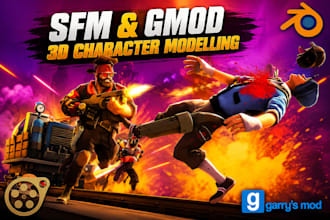 port, edit, create sfm model, garrys mod, l4d2 players model, tf2 model