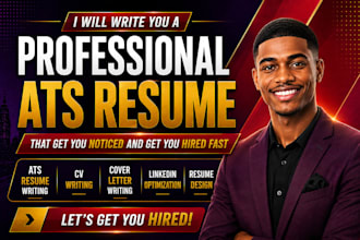 rewrite revamp perfect ats resume cover letter cv linkedin profile optimization
