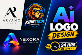 design a minimalist ai logo in 24 hours