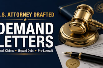 write a final payment demand letter before small claims court