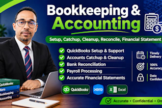do quickbooks online bookkeeping catchup cleanup reconciliation