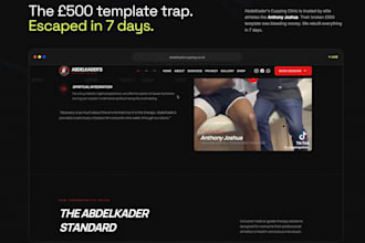create or redesign a website for you with scalability