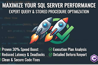 optimize slow sql server queries, stored procedures and database performance
